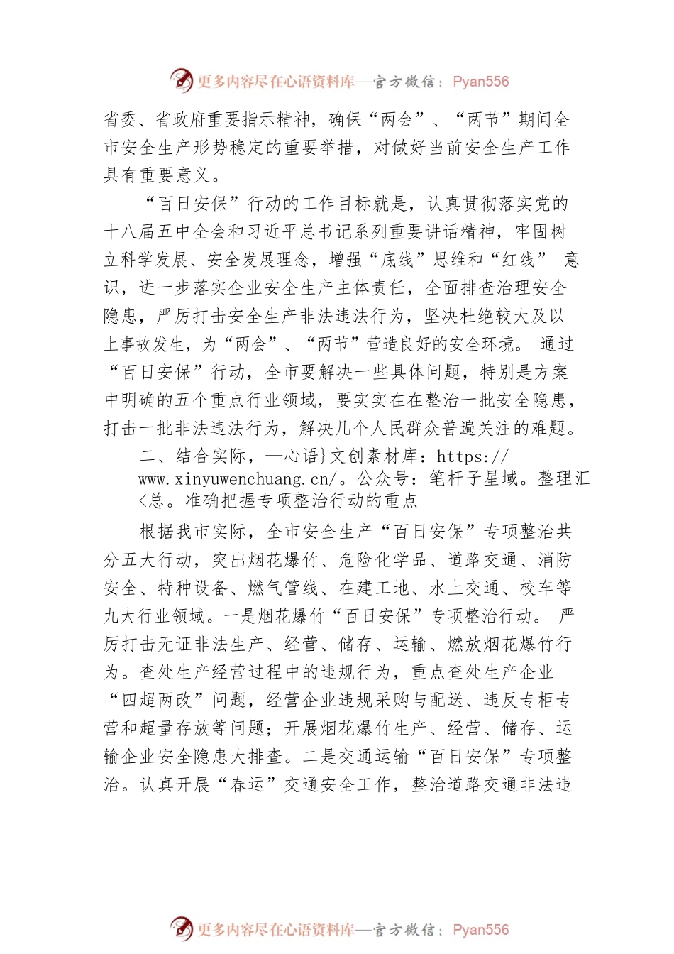 在全市安全生产“百日安保”专项整治行动动员会议上的讲话.docx_第2页