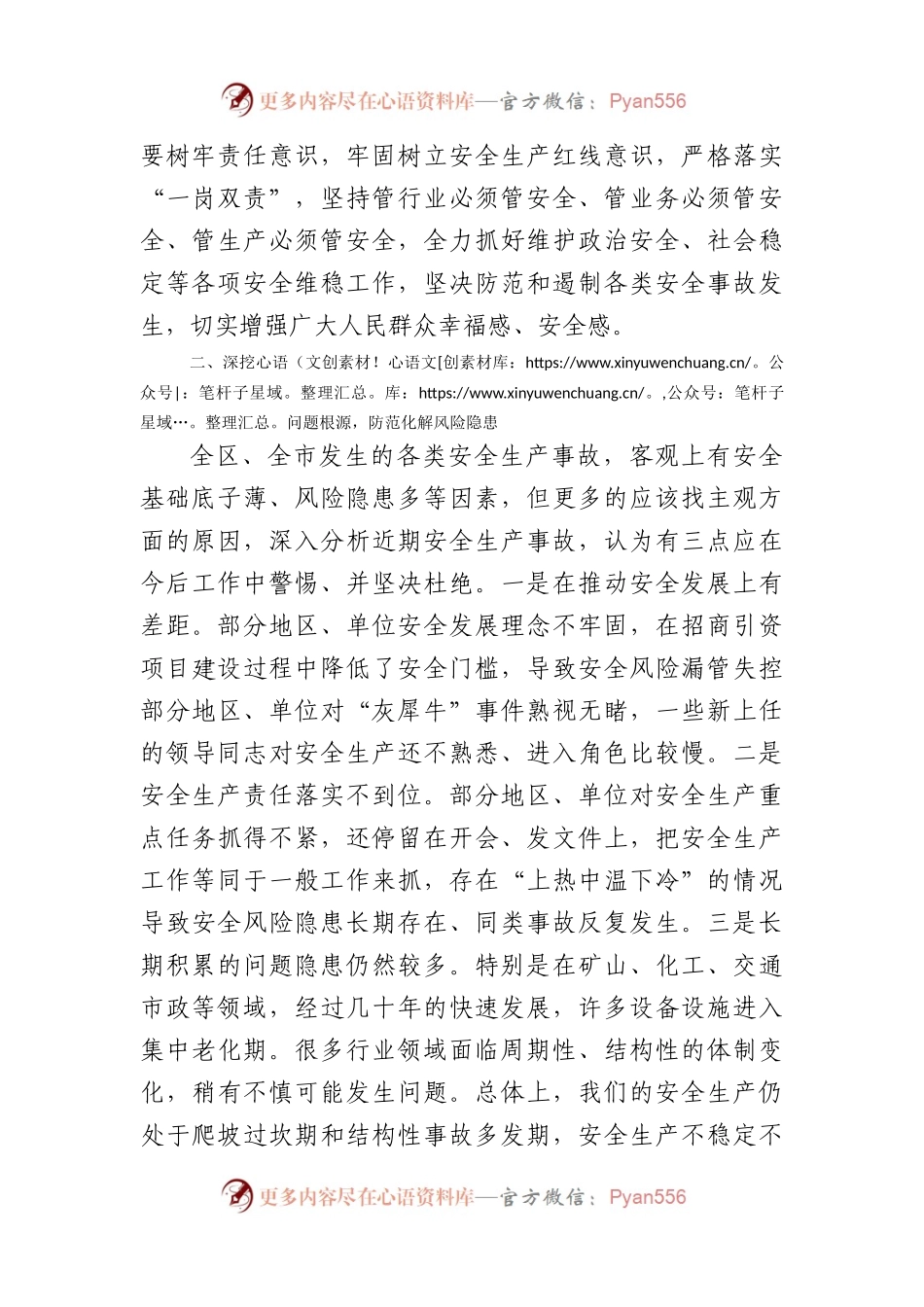 在市委理论学习中心组关于安全生产集体学习会上的发言.docx_第2页