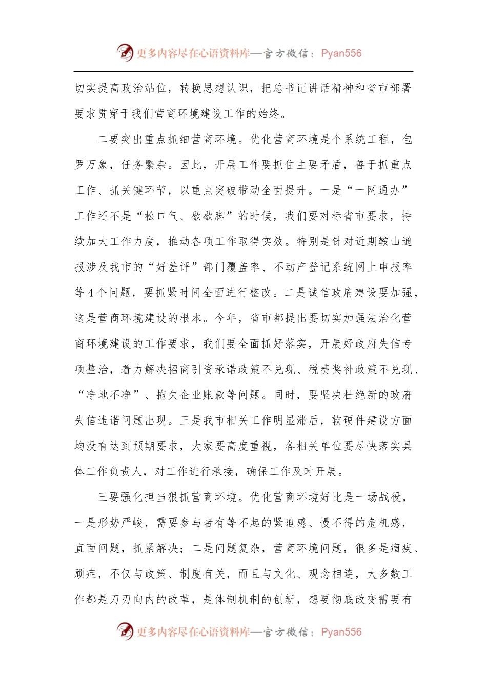 在全市营商环境工作会议上的讲话.docx_第2页