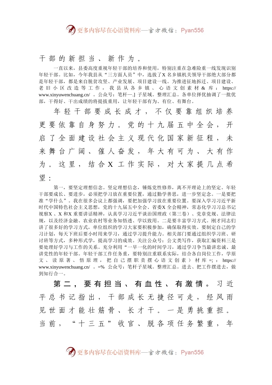 在年轻干部座谈会上的讲话（一）.docx_第2页