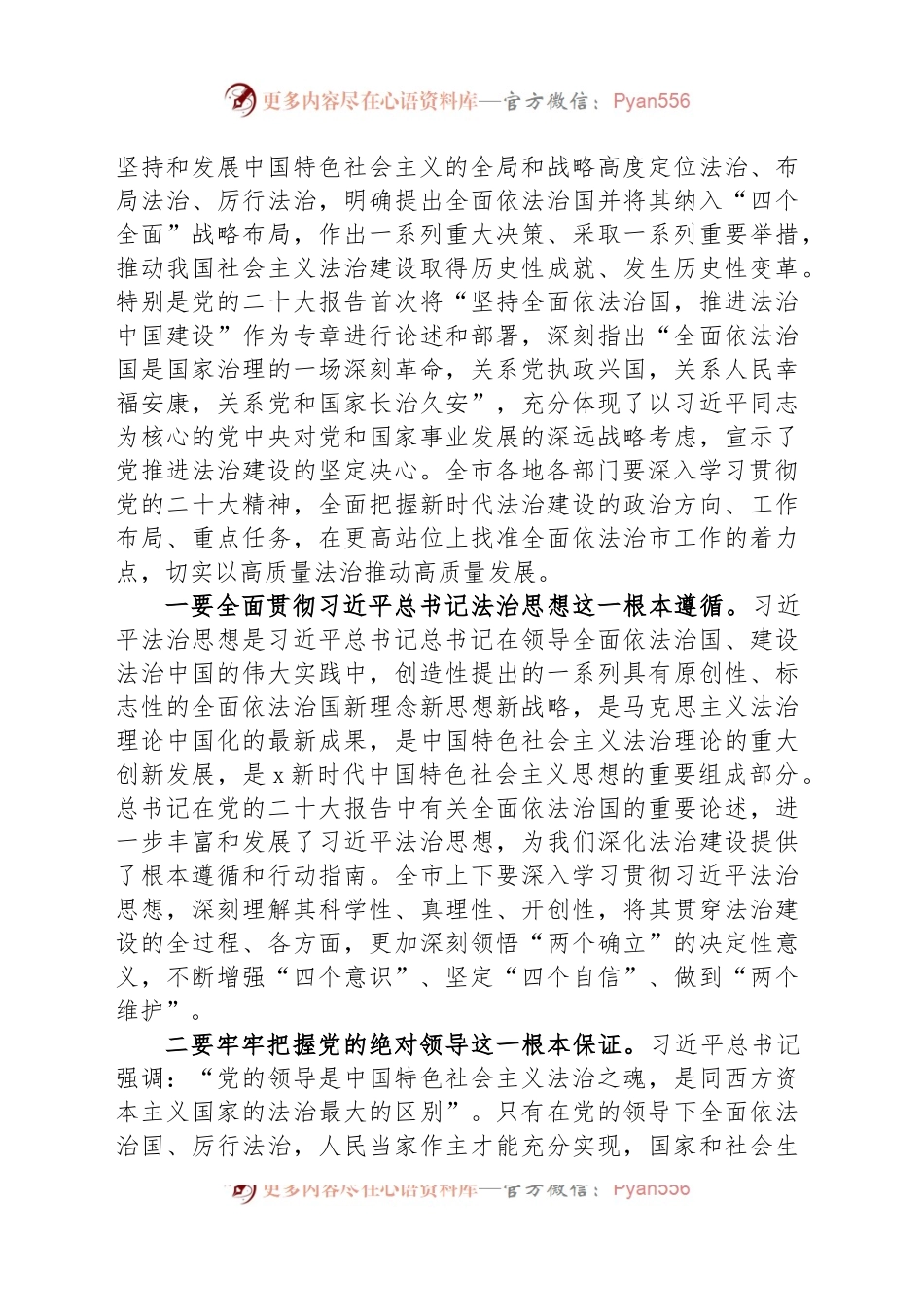 在全面依法治市委员会会议上的讲话.docx_第2页