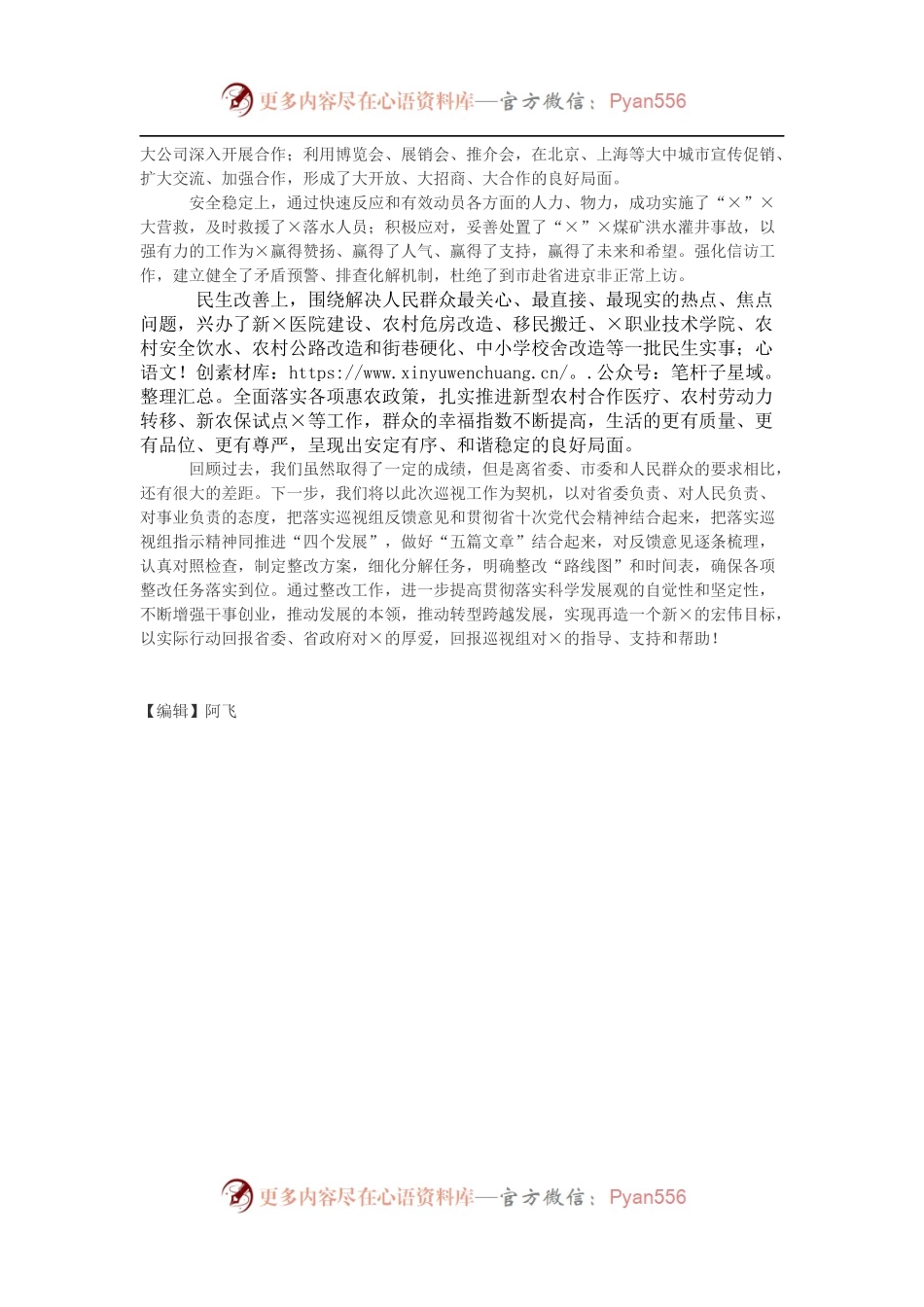 在巡视工作反馈会上的发言.docx_第2页