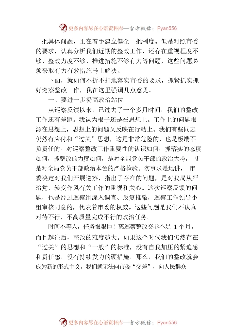在巡察整改工作推进会上的讲话.docx_第2页