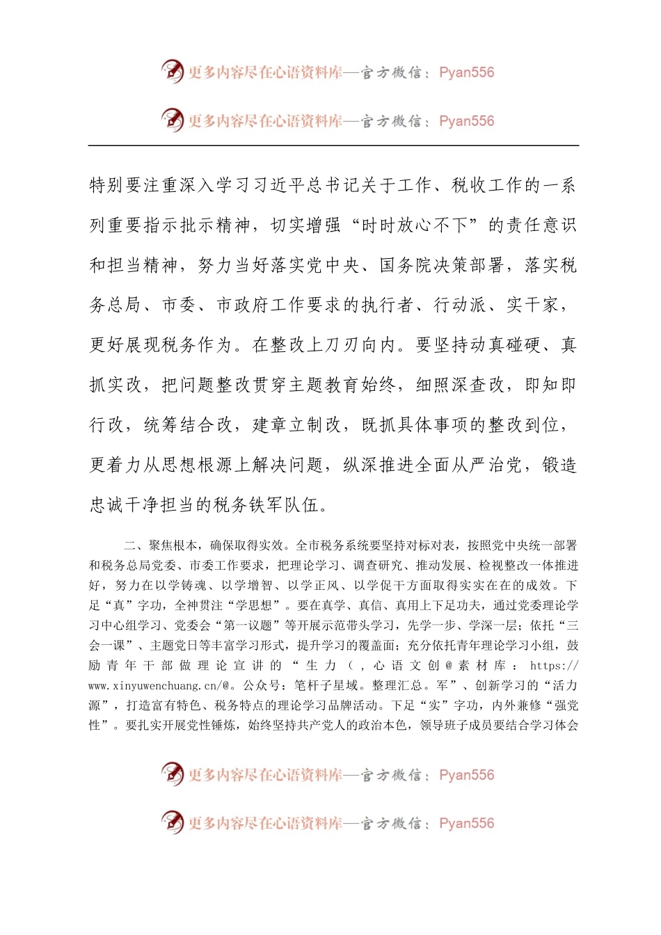 在全市税务系统开展主题教育部署会上的讲话.docx_第2页