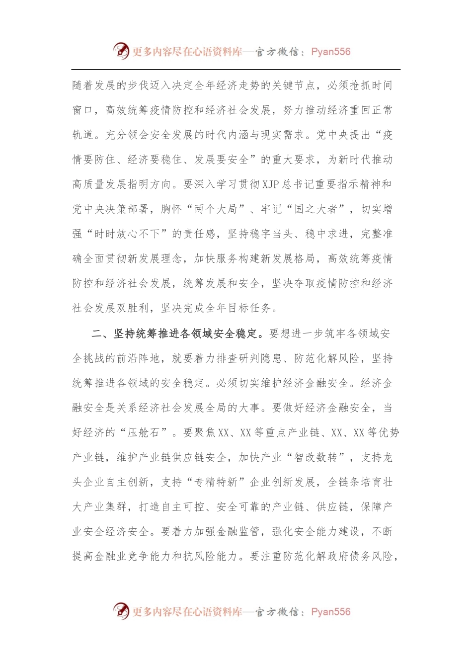 在市防疫情、促发展、保安全专题会议上的讲话.docx_第2页