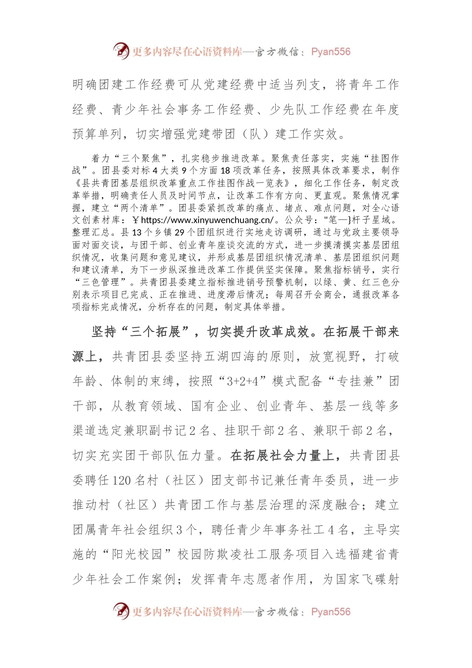在全市县域共青团基层组织改革重点工作推进会上的发言.docx_第2页