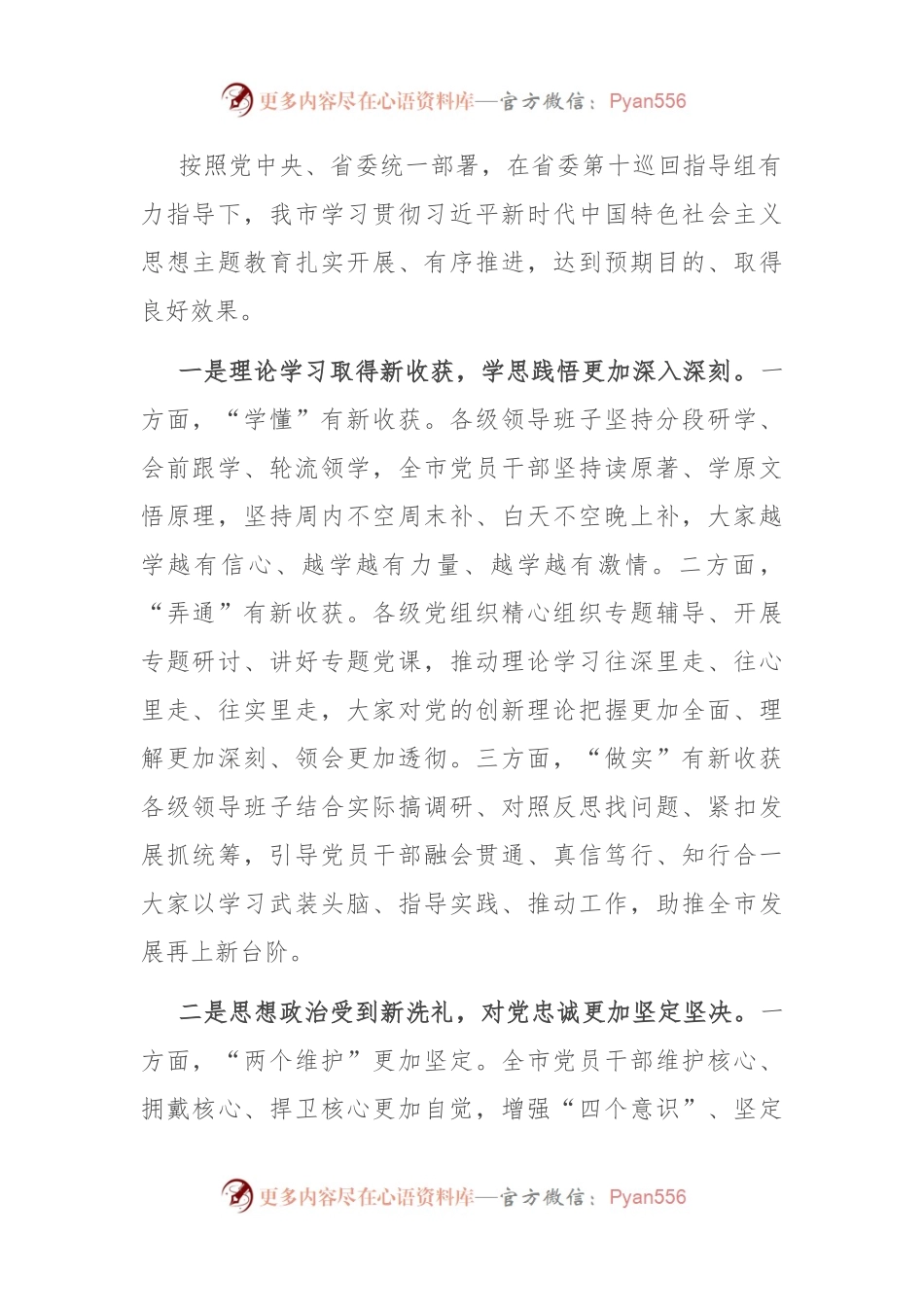 在全市2023年主题教育总结大会上的讲话.docx_第2页