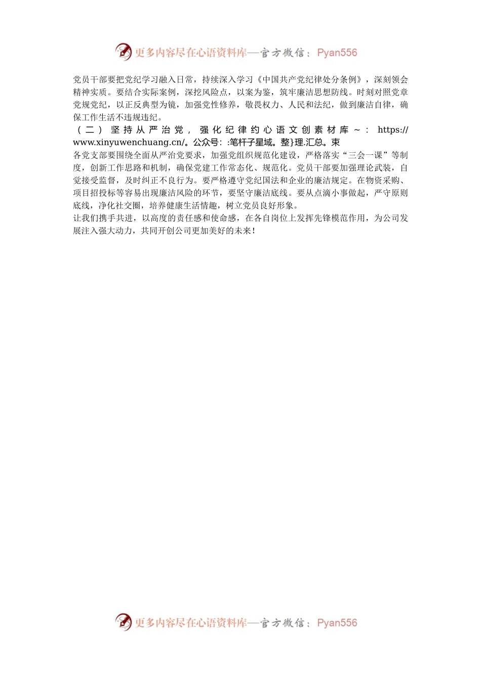 在公司2024年第四季度党员大会上的讲话提纲.docx_第2页