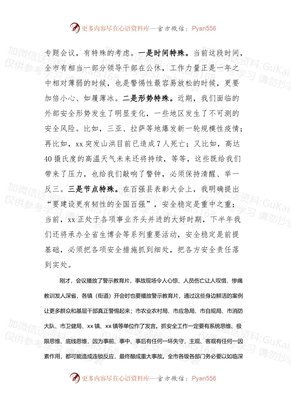 在全市防风险保安全专题会议上的讲话.docx_第2页