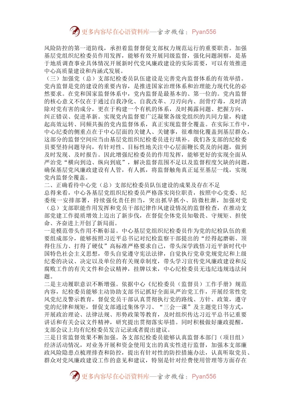 在党（总）支部纪检委员座谈会上的讲话.docx_第2页