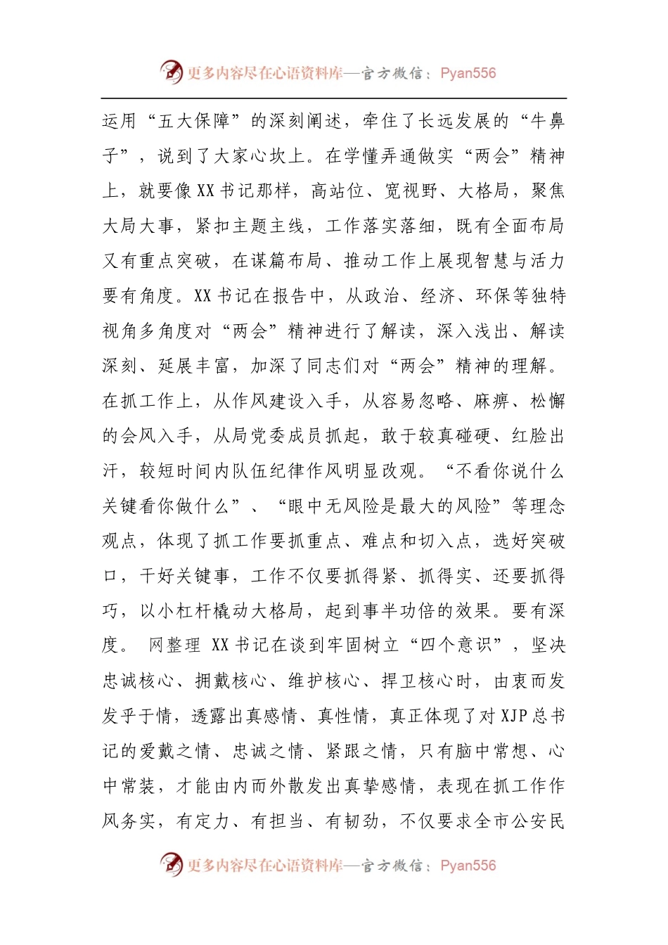 在传达学习全国“两会”精神上的讲话[公安].docx_第2页