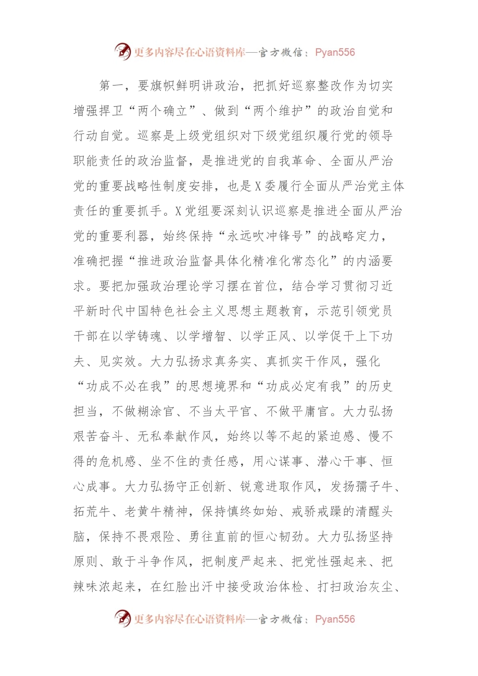 在巡察工作反馈会上的讲话提纲.docx_第2页