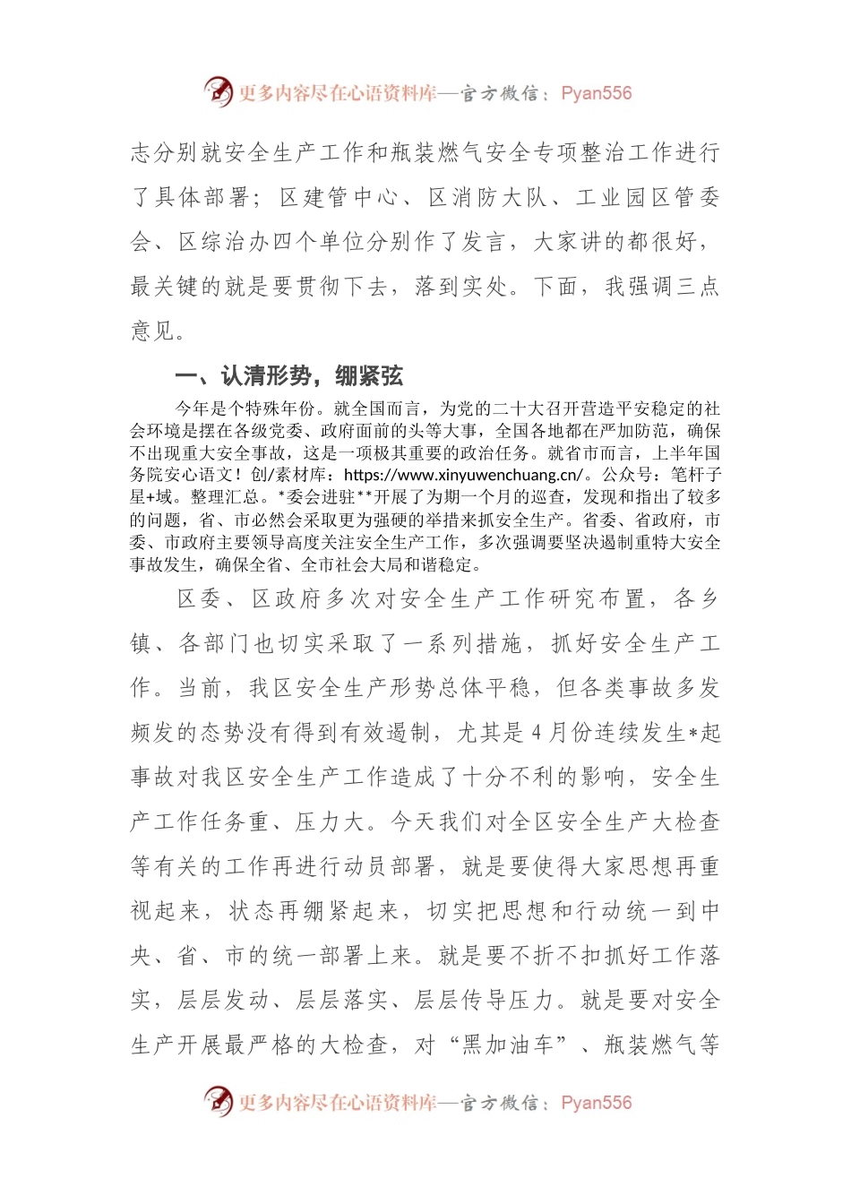 在全区安全生产大检查、“黑加油车”集中整治暨瓶装燃气安全专项整治动员会议上的讲话.docx_第2页