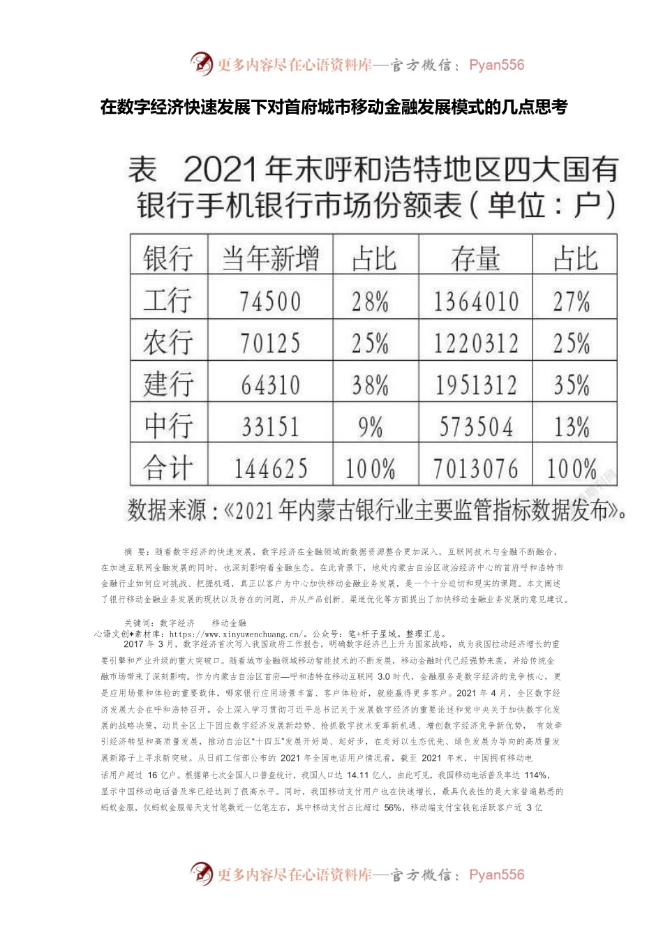 在数字经济快速发展下对首府城市移动金融发展模式的几点思考.docx_第1页