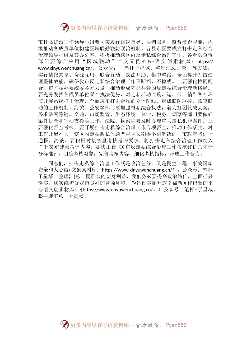 在全市打击走私综合治理工作会议上的讲话.docx_第2页