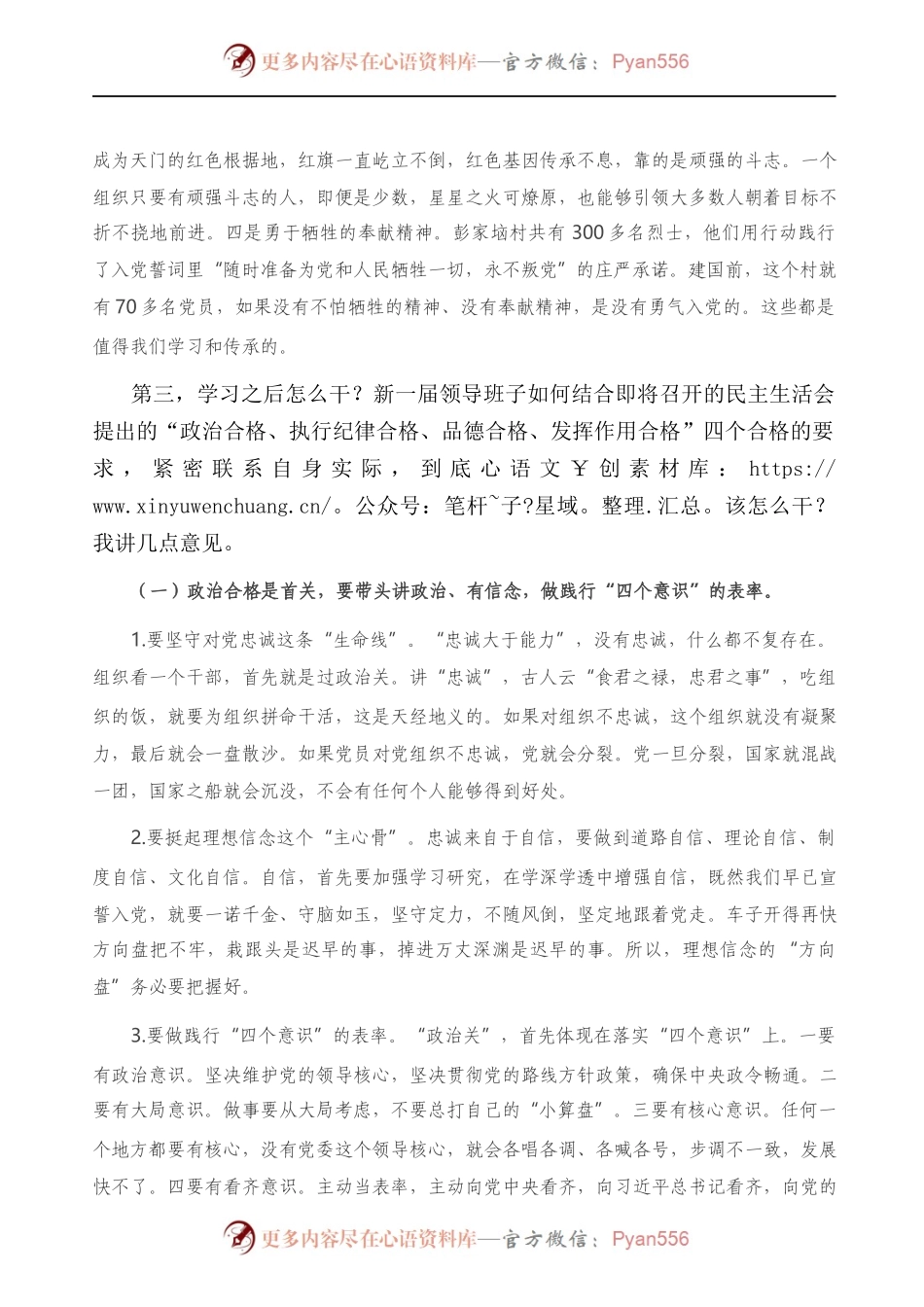 在市民主生活会集中谈心谈话活动上的讲话）（8).docx_第2页