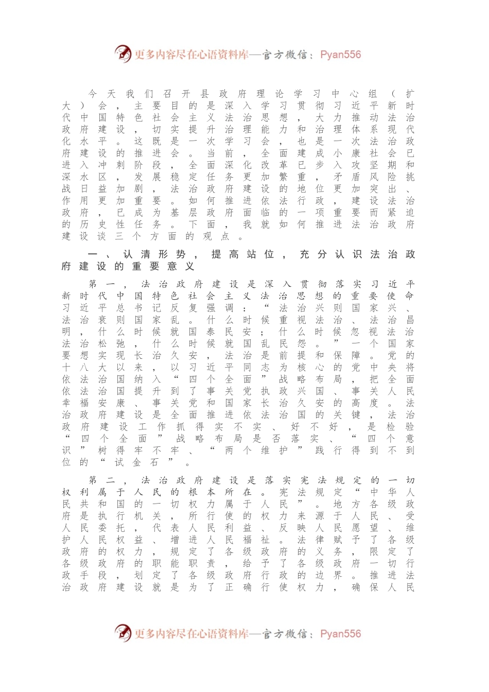 在政府党组理论学习中心组（扩大）会上的讲话.docx_第2页