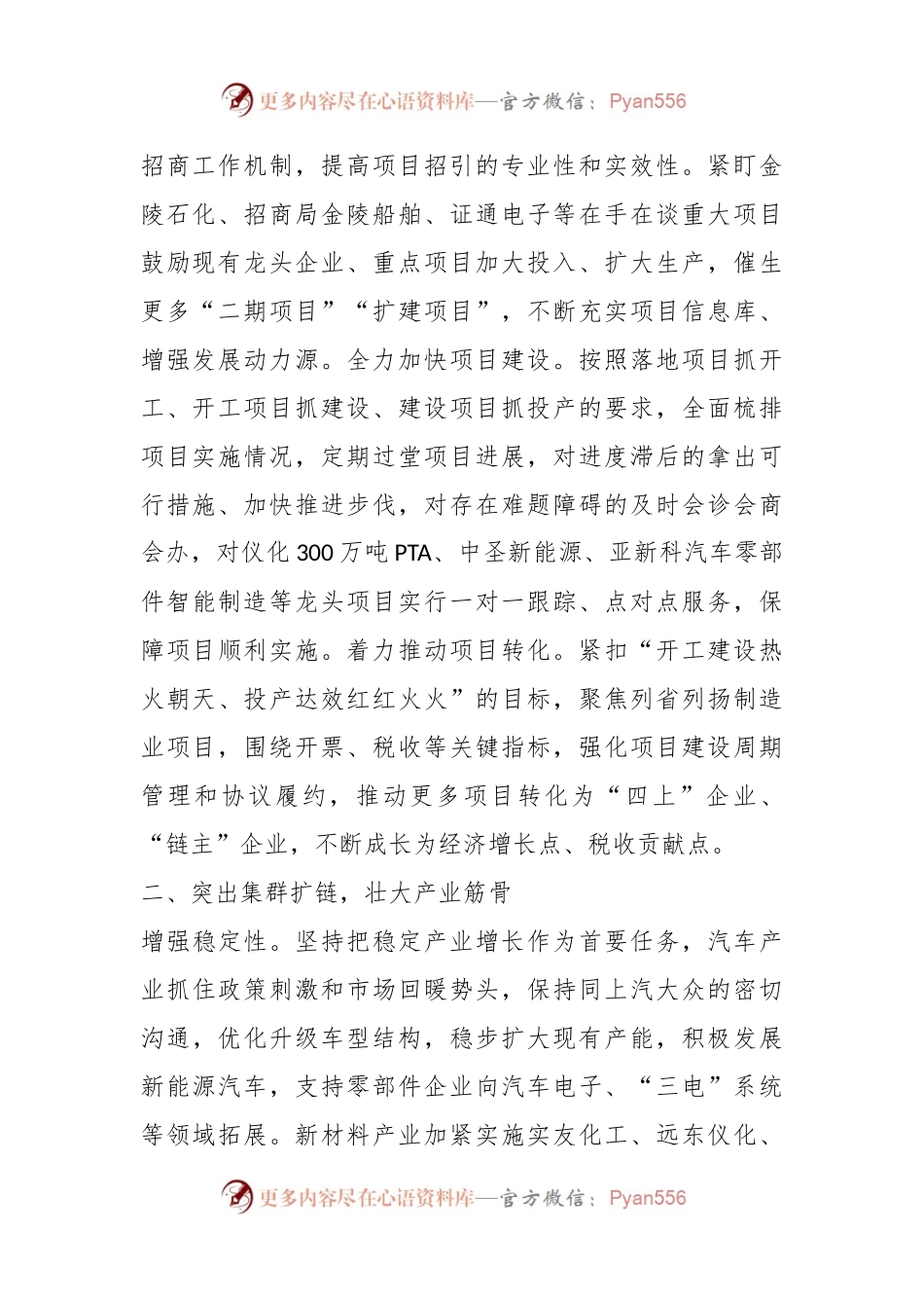 在全市重点产业链培育工作推进会上的交流发言.docx_第2页