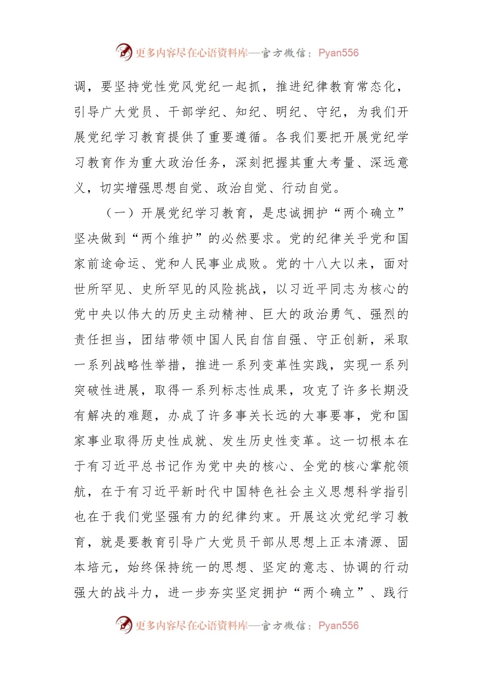 在全市党纪学习教育工作动员会上的讲话.docx_第2页