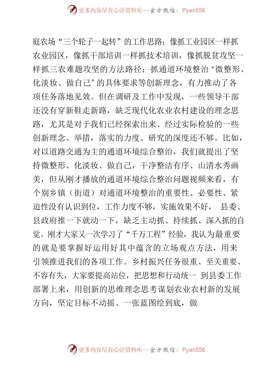 在县委农村工作暨实施乡村振兴战略领导小组第三次会议上的讲话.docx_第2页