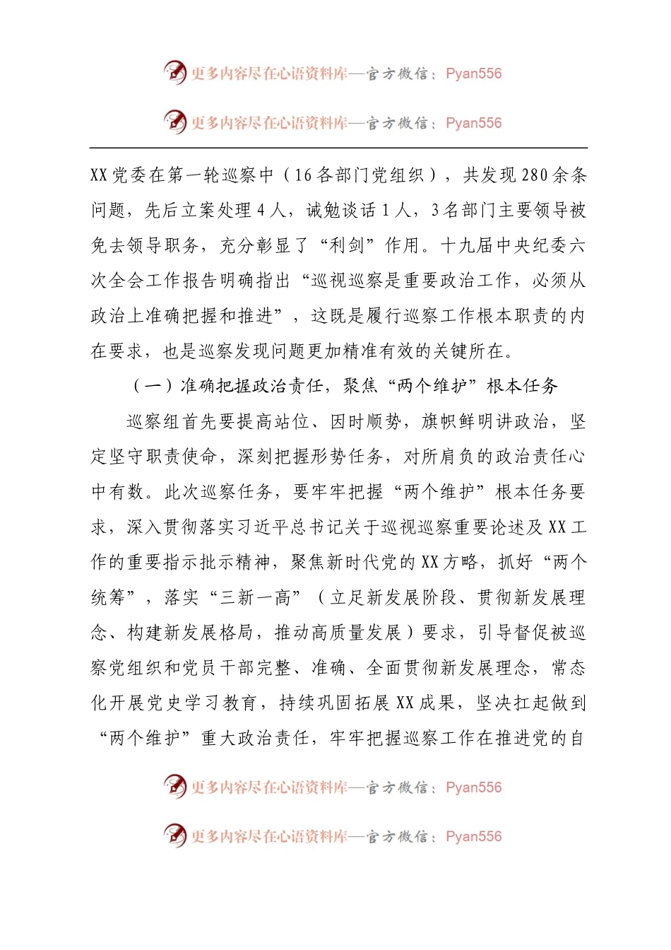 在XX党委（XX年度）巡察工作动员会上的讲话.docx_第2页