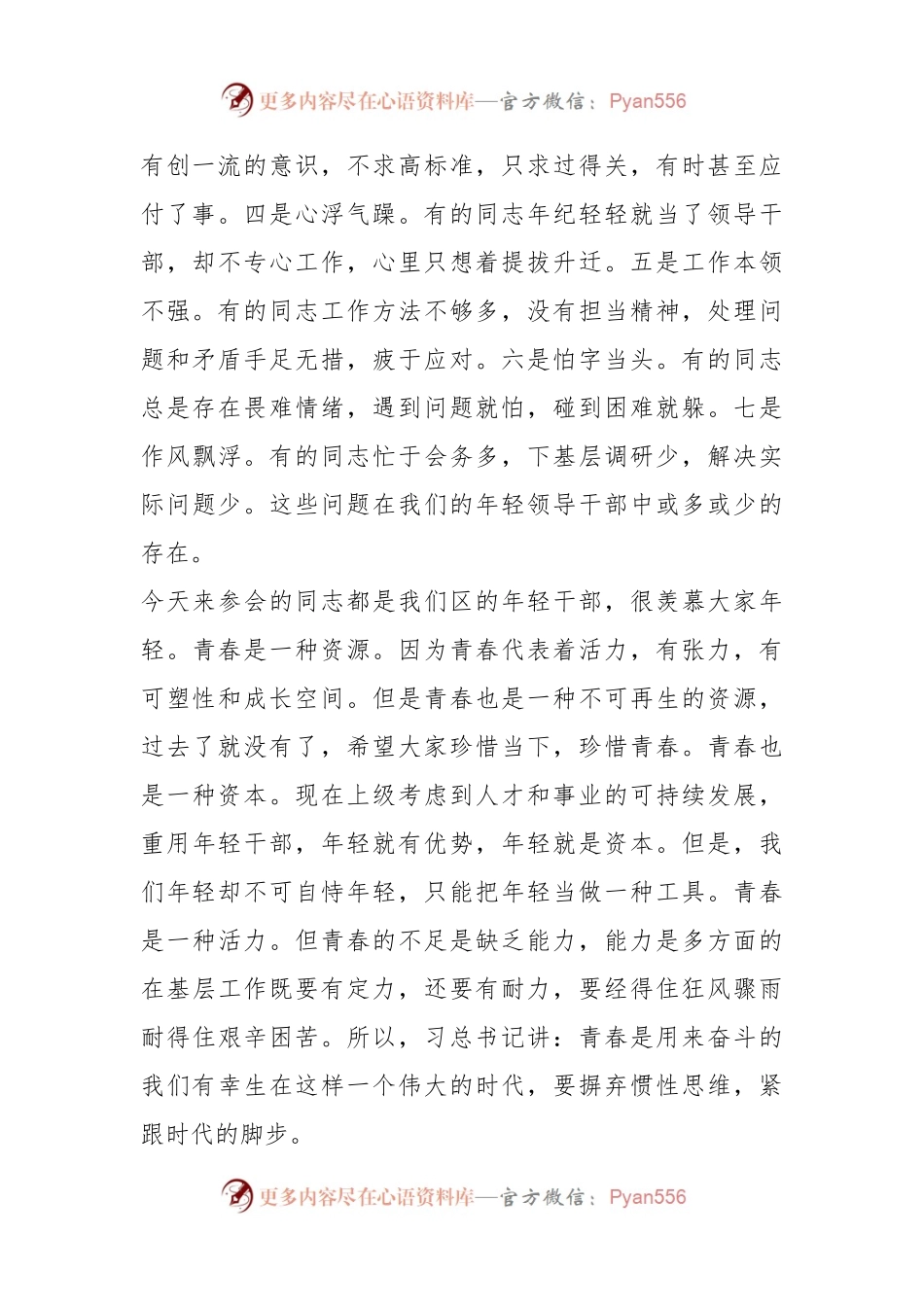 在年轻干部座谈会上的发言材料（2）.docx_第2页