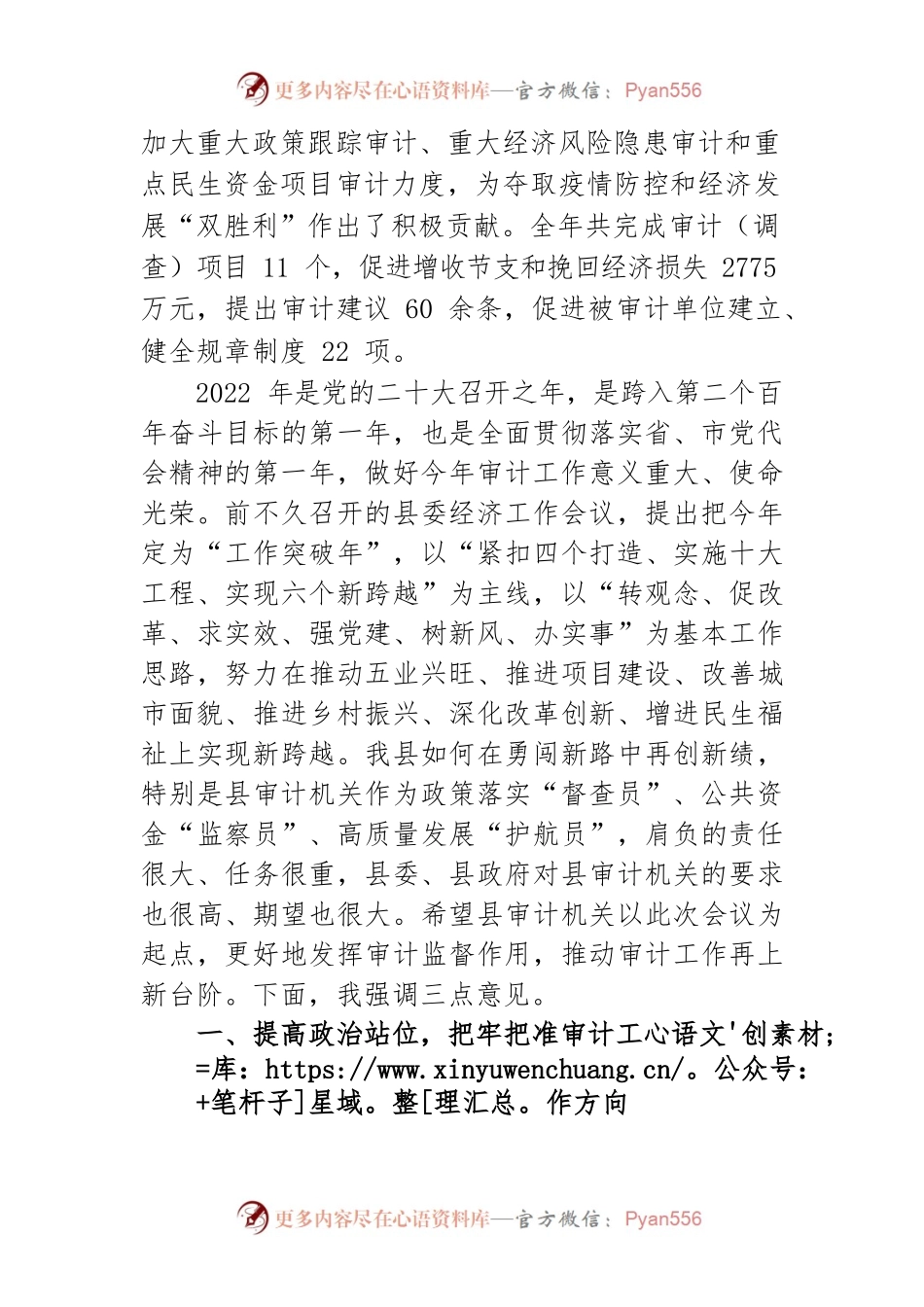 在县委审计委员会第七次会议上的讲话.docx_第2页