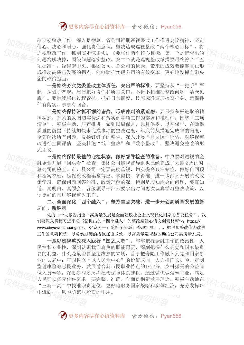在巡视整改督导暨联系点调研会议上的讲话.docx_第2页