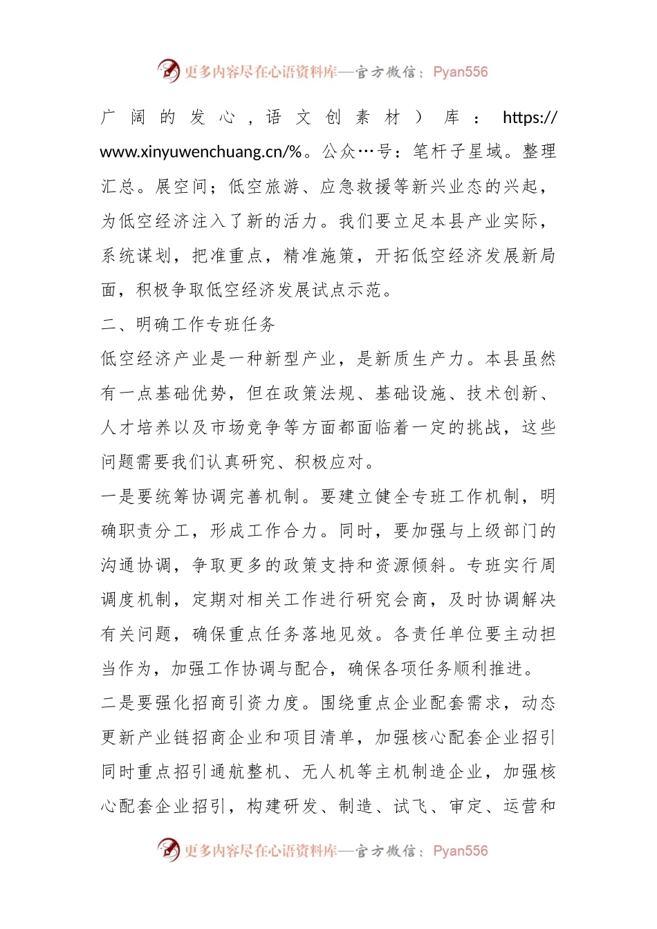 在低空经济工作专班动员会上的讲话稿.docx_第2页