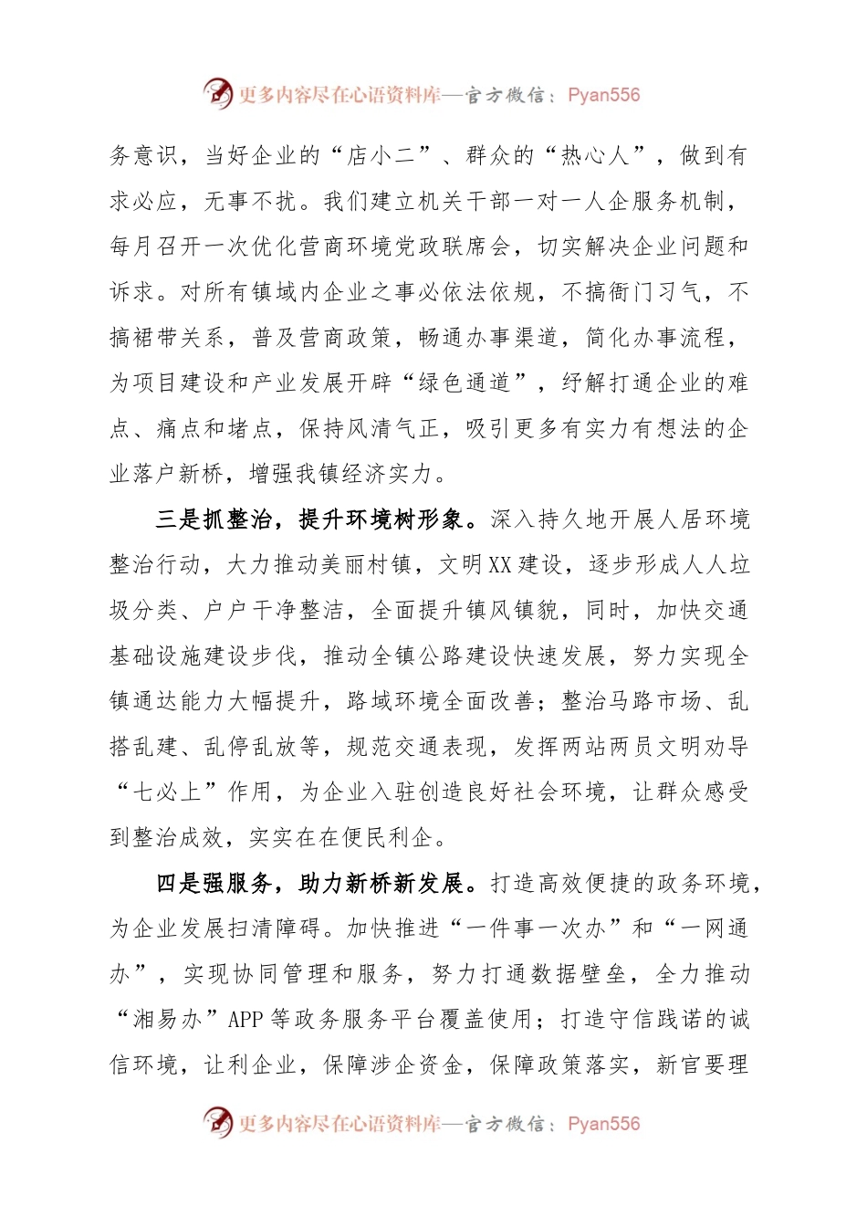 在全县营商环境全域观察员座谈会上的发言.docx_第2页