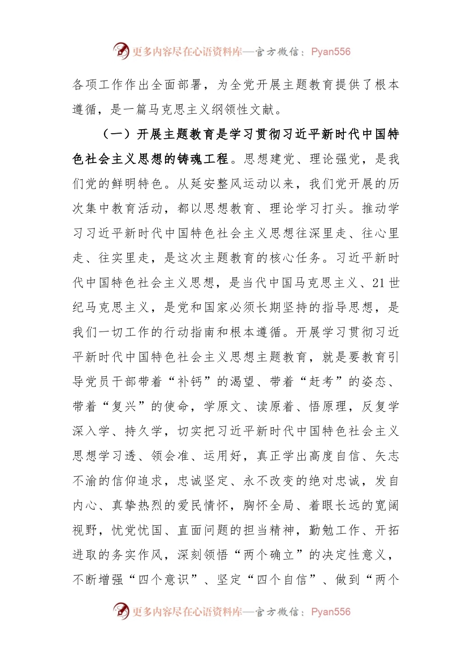在厅开展主题教育工作会上的讲话（二）.docx_第2页