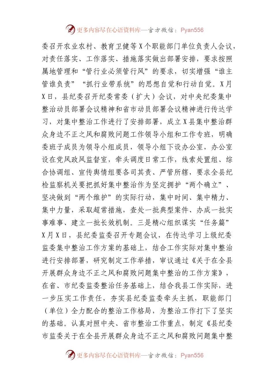 在全市群众身边不正之风和腐败问题集中整治推进会上的发言材料.docx_第2页