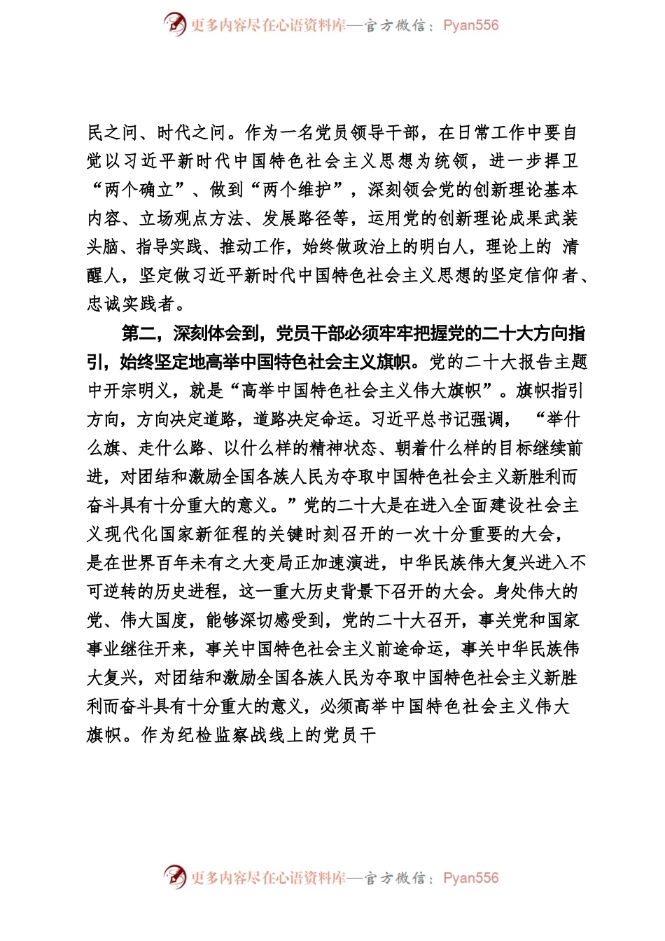 在学习贯彻党的二十大精神研讨班上的发言.docx_第2页