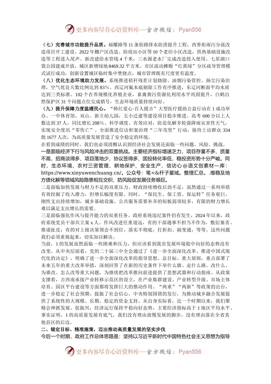 在市政府全体（扩大）会议上的讲话提纲.docx_第2页