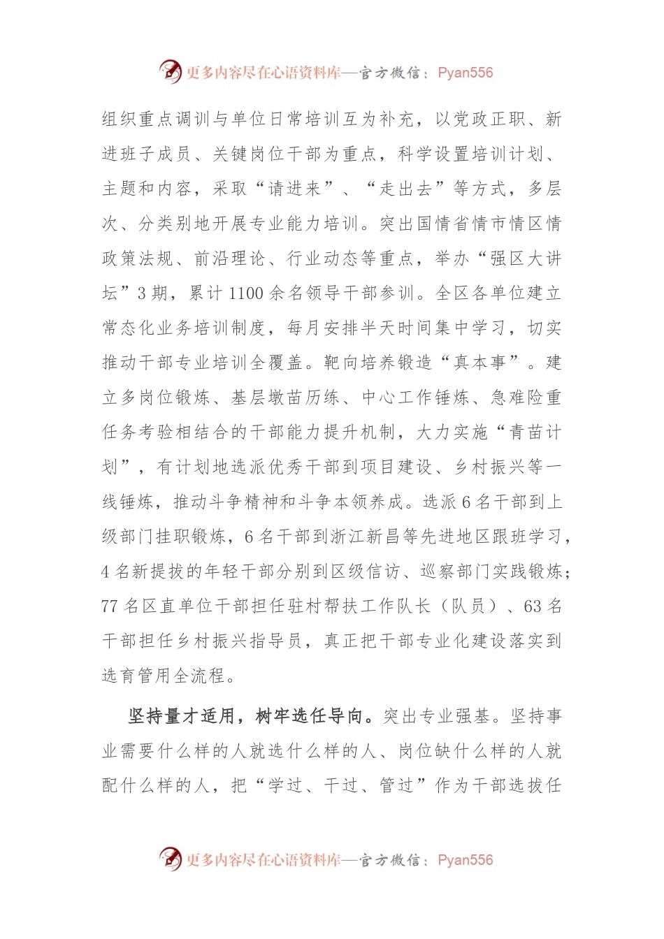 在全市干部队伍建设年度重点任务调研座谈会上的汇报发言.docx_第2页