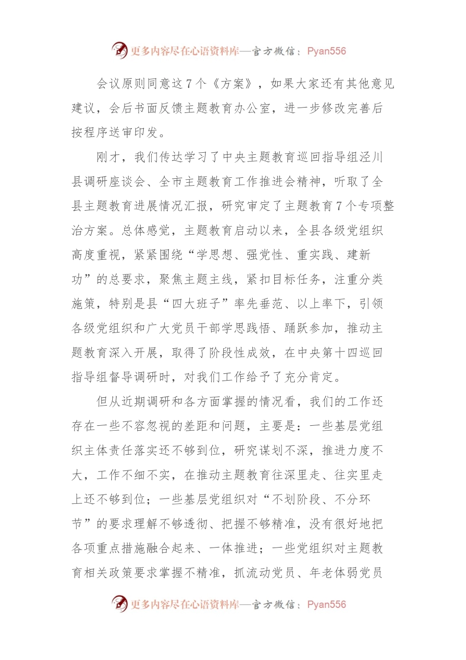 在主题教育领导小组会议上的讲话.docx_第2页
