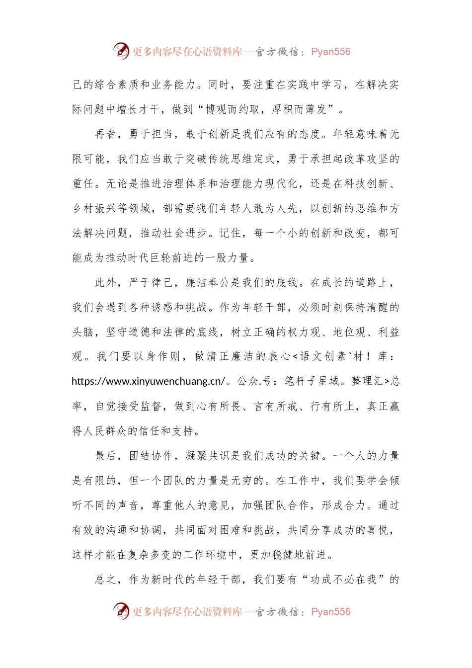 在年轻干部座谈会上的发言材料(4).docx_第2页