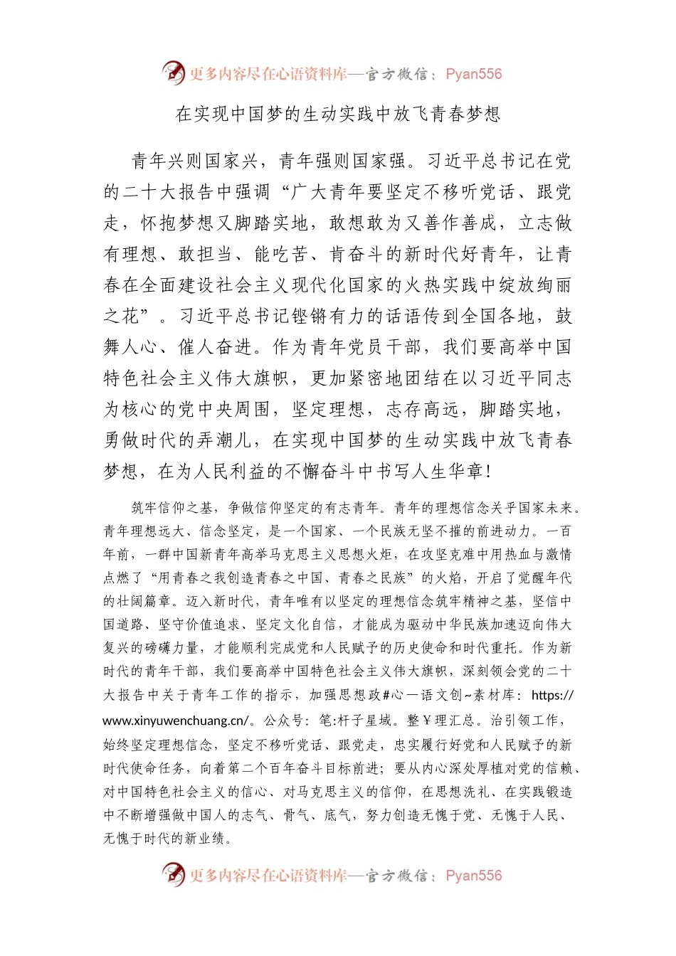 在实现中国梦的生动实践中放飞青春梦想.docx_第1页