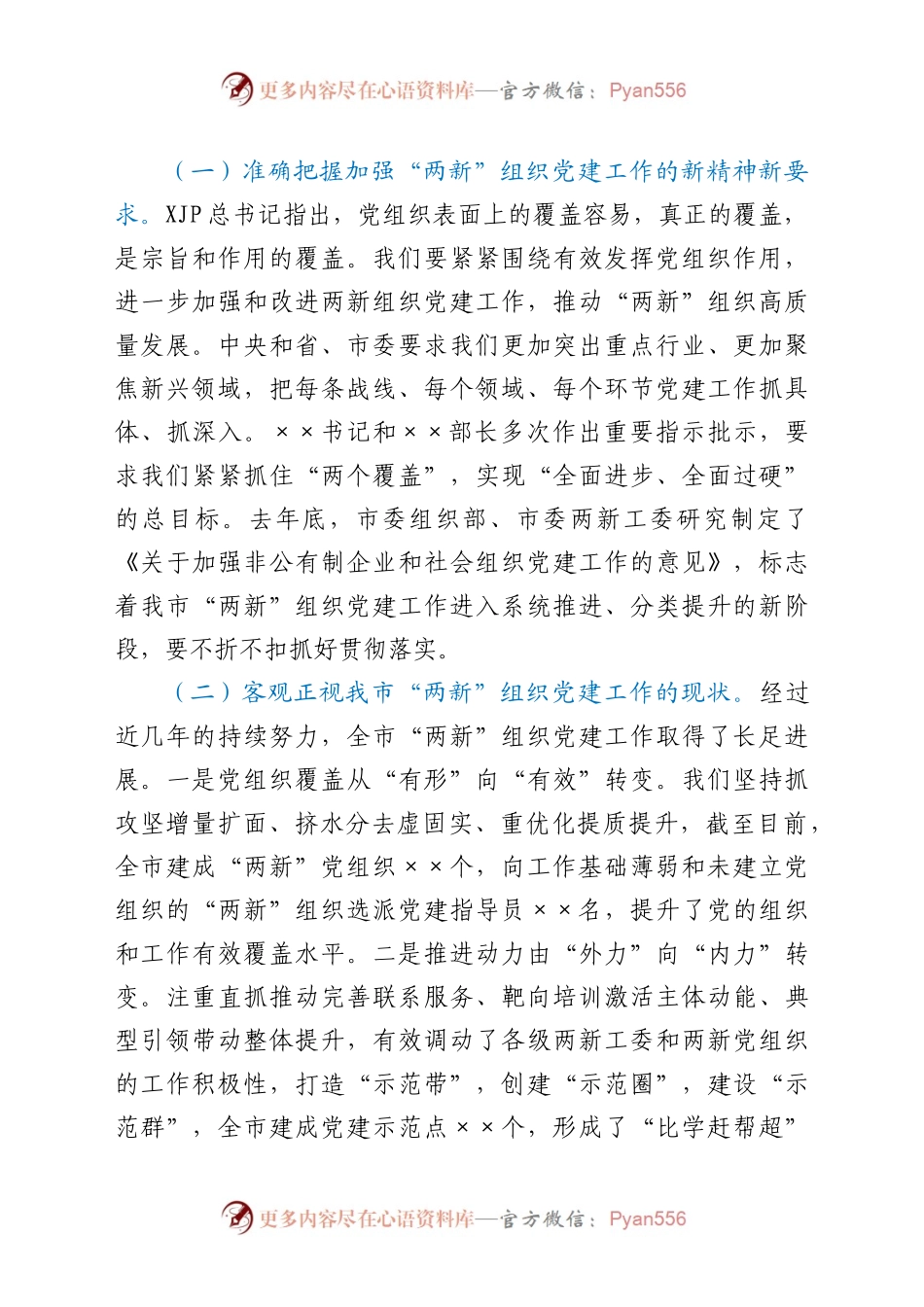 在“两新”组织党建工作推进会上的总结讲话.docx_第2页