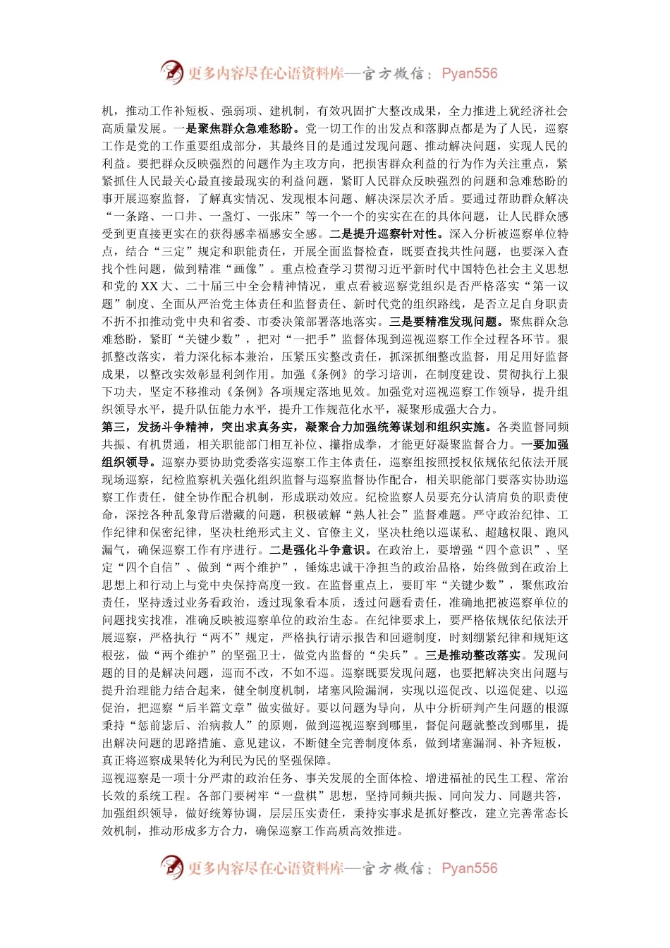 在巡察动员部署会上的讲话提纲.docx_第2页