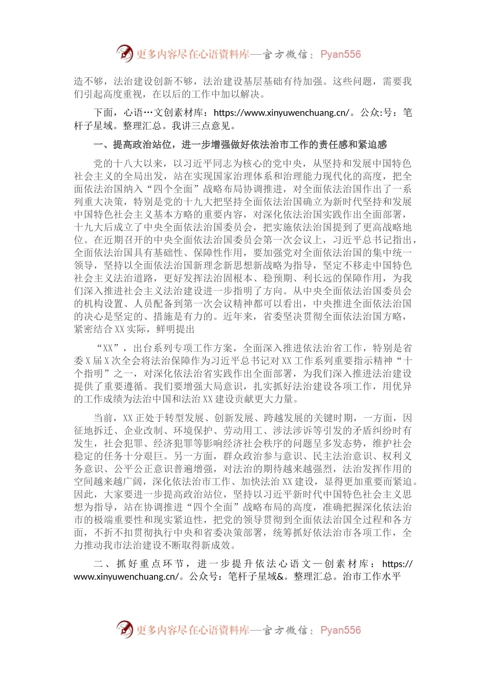 在市依法治市领导小组2021年第一次（扩大）会议上的讲话.docx_第2页