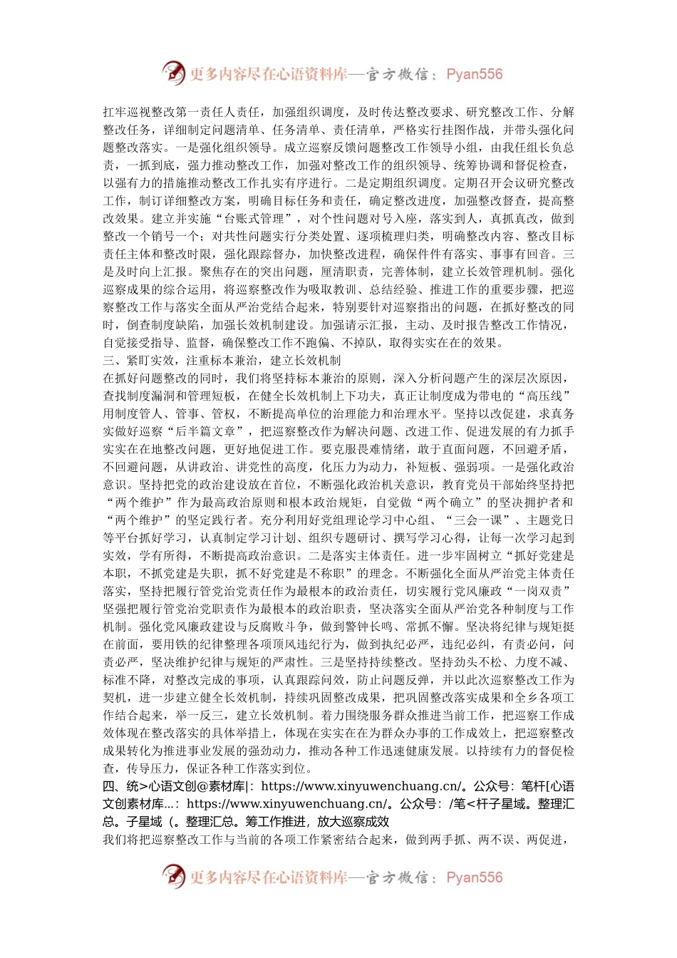在巡察整改专题民主生活会上的表态发言.docx_第2页