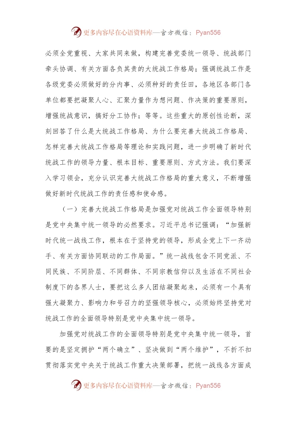 完善大统战工作格局（学习贯彻党的二十届三中全会精神）.docx_第2页
