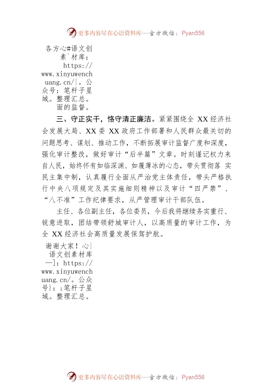 审计局局长供职表态发言.docx_第2页
