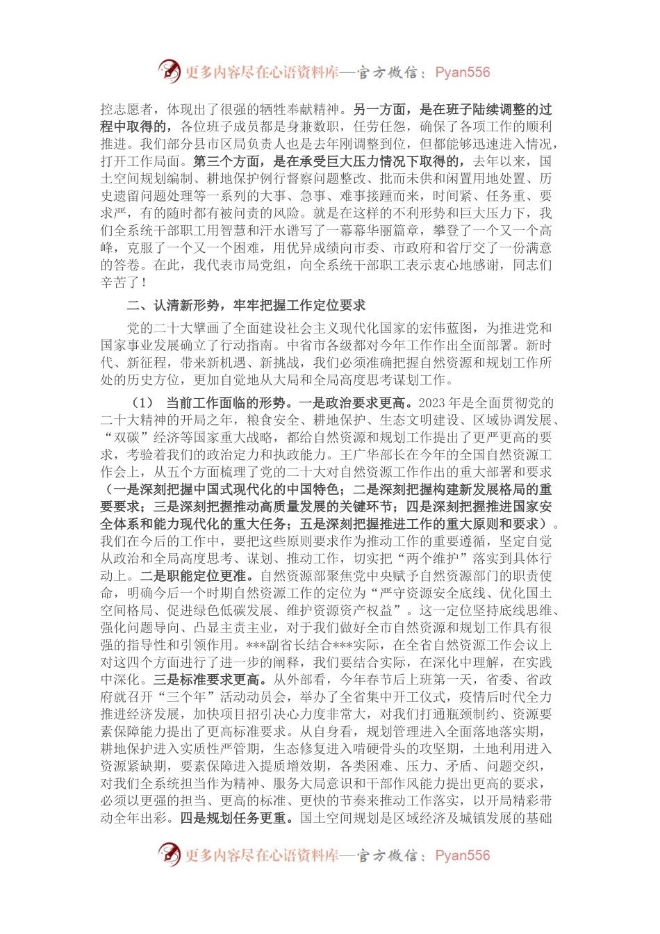 局长在市自然资源工作会议上的讲话.docx_第2页