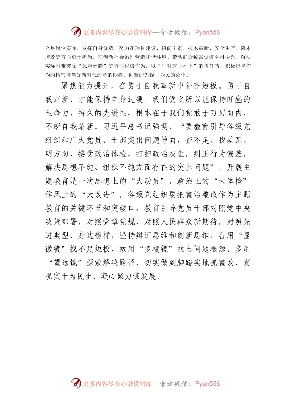 在机关党支部主题教育专题研讨会上的交流发言.docx_第2页