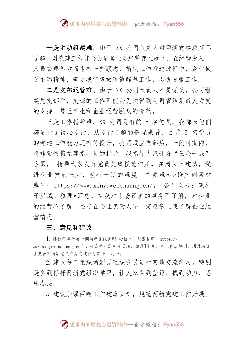 市两新组织党建指导员座谈会上的发言.docx_第2页