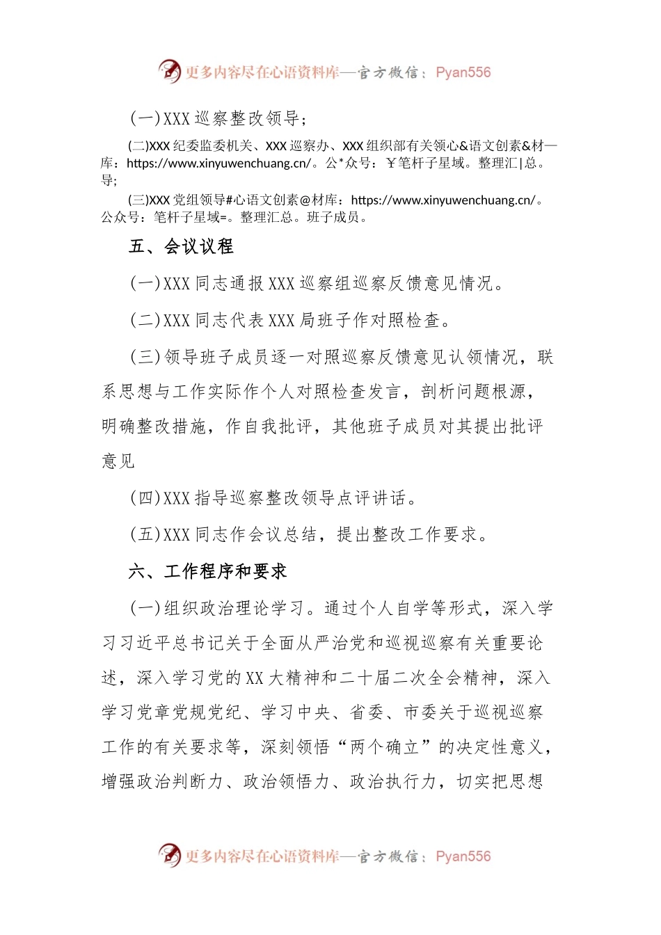 巡察反馈意见整改专题民主生活会方案.docx_第2页