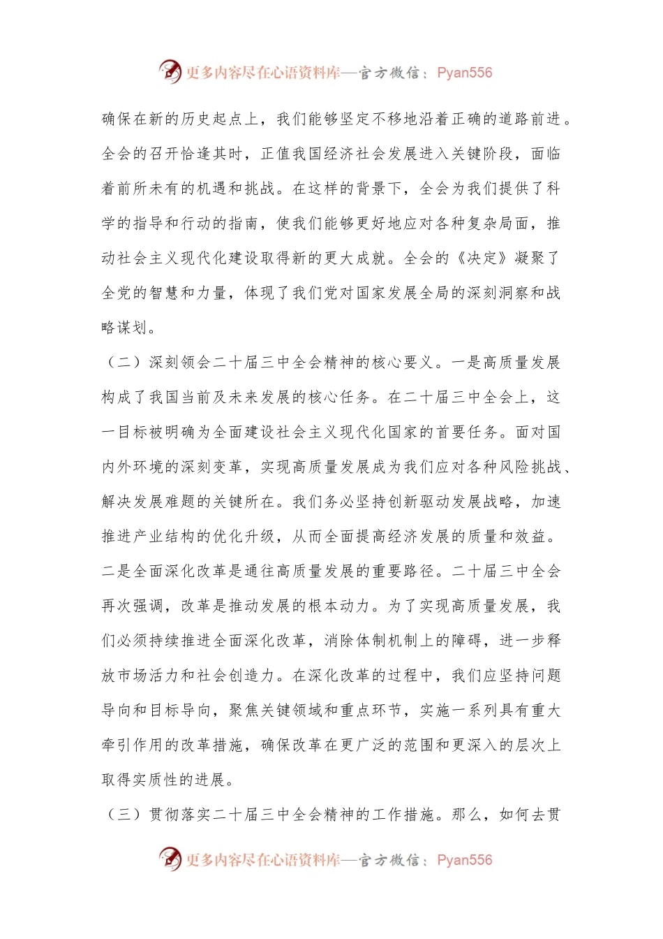 在深入学习贯彻党的二十届三中全会精神理论中心组专题研讨会发言.docx_第2页