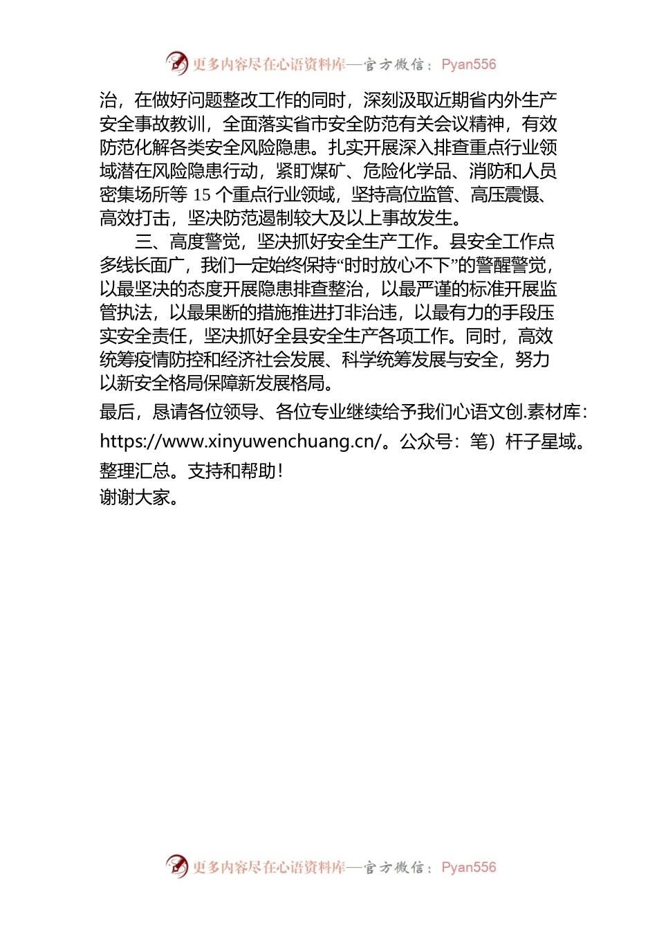 在省第五轮安全生产督导组对攸督查情况反馈全上的表态发言.docx_第2页